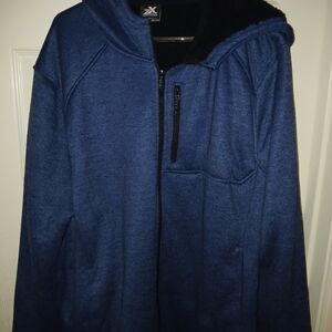 Zeroexposure Men's Blue Jacket XXL Fleece Lined New